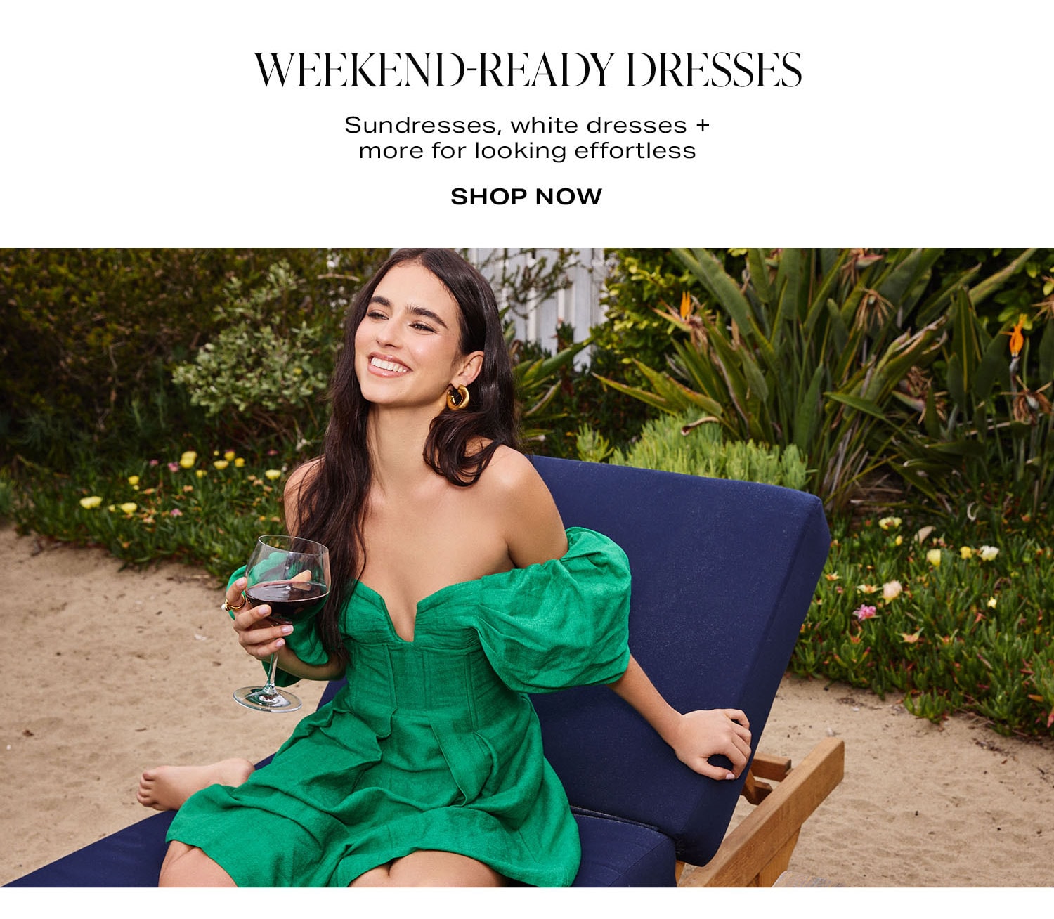 Weekend-Ready Dresses. Sundresses, white dresses + more for looking effortless. Shop Now.