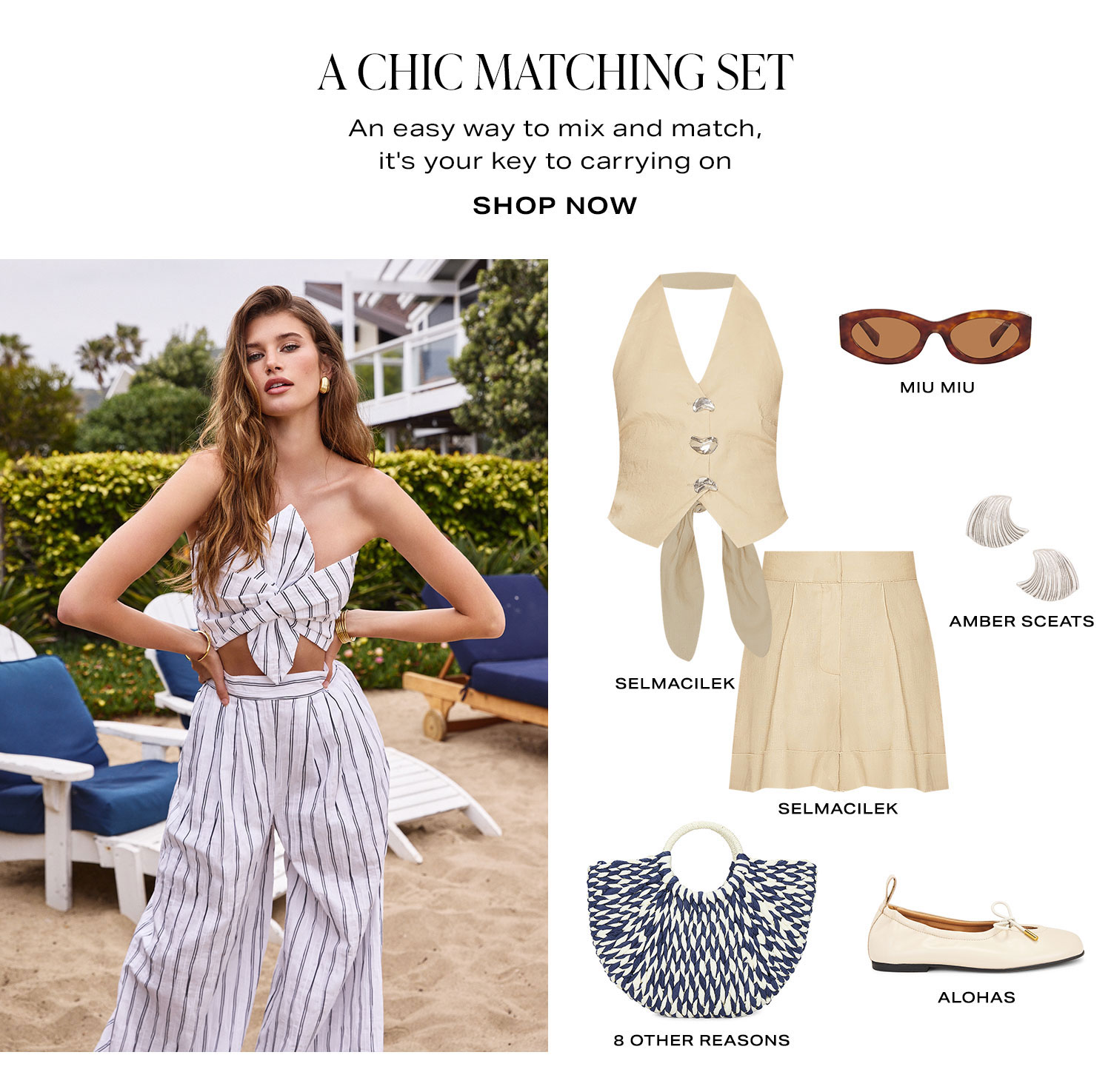 A Chic Matching Set. Shop Now.