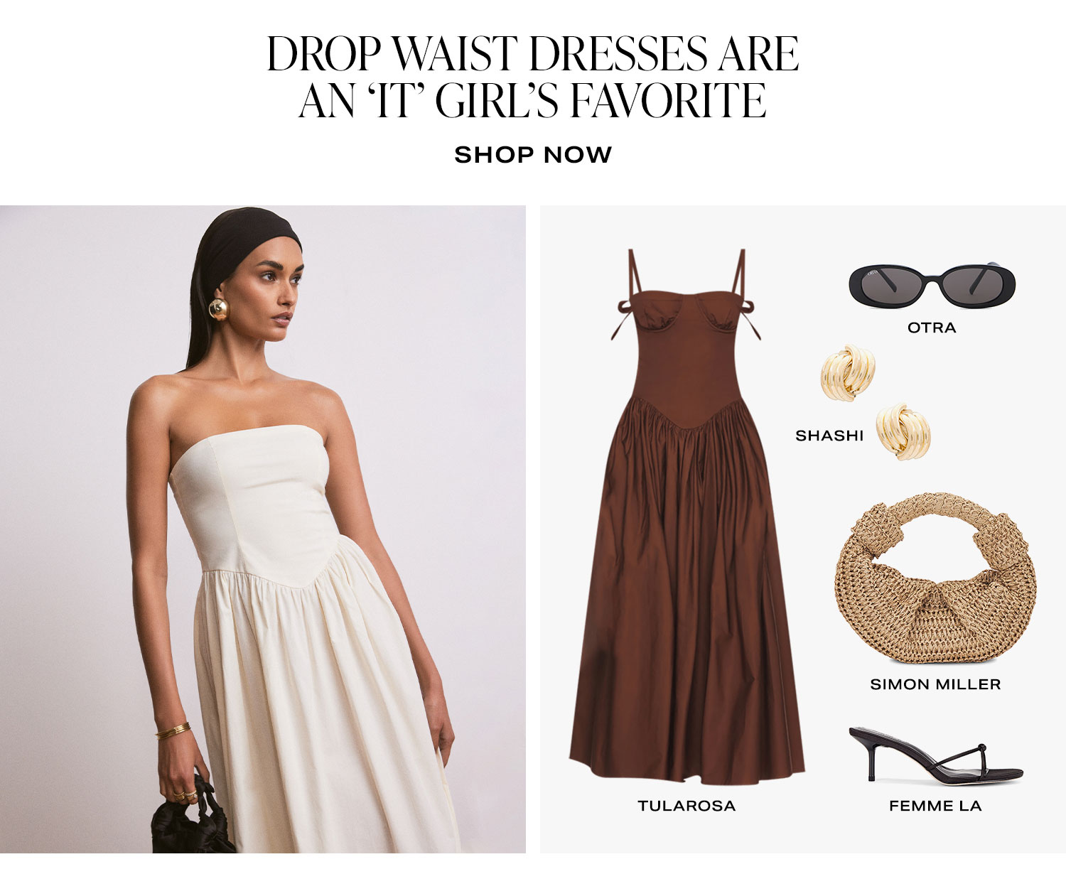 Drop Waist Dresses Are an 'It' Girl's Favorite. Shop Now.