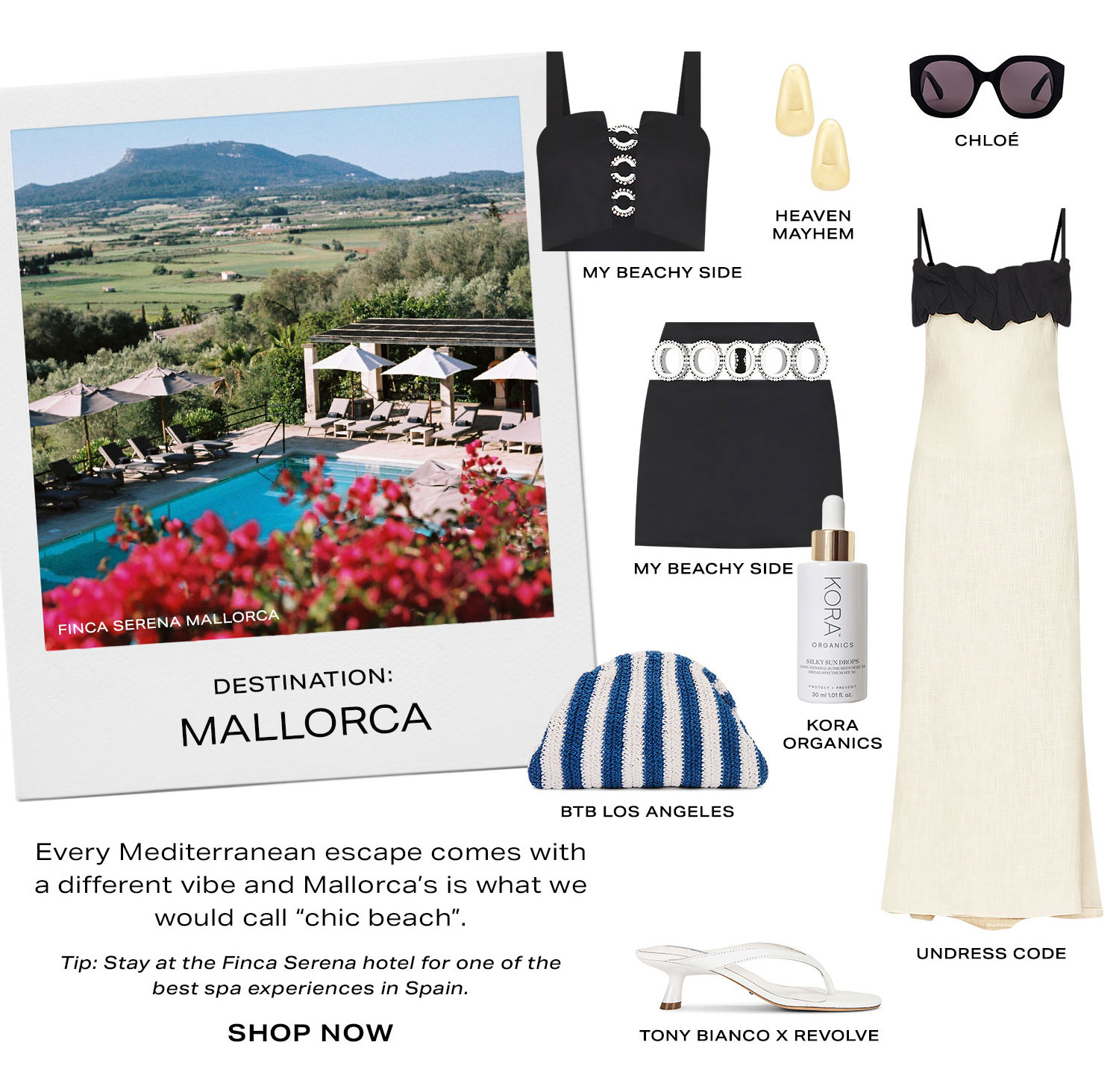 Destination: Mallorca. Every Mediterranean escape comes with a different vibe and Mallorca's is what we would call 