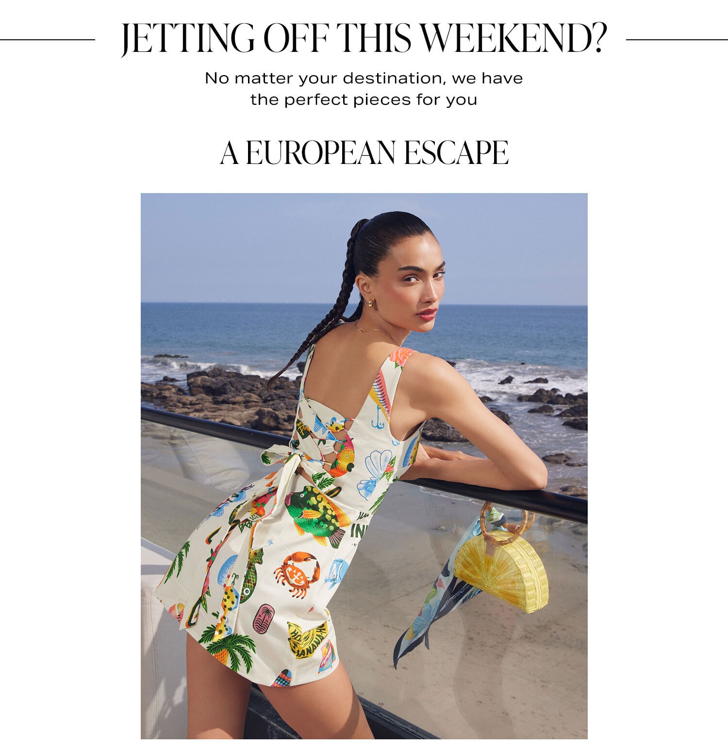 Jetting Off This Weekend? No matter your destination, we have the dress for you...A European Escape.