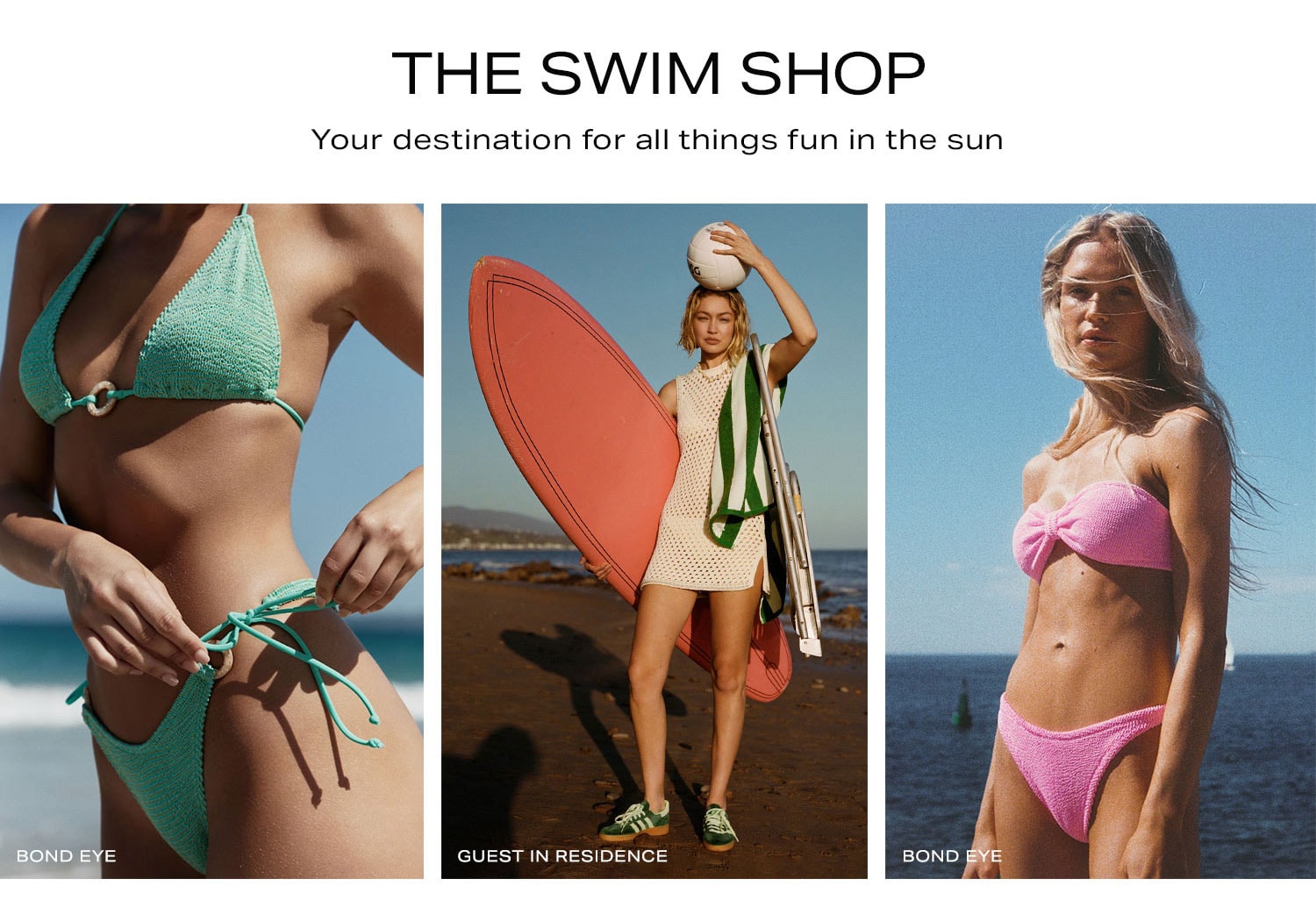 The Swim Shop. Your destination for all things fun in the sun.