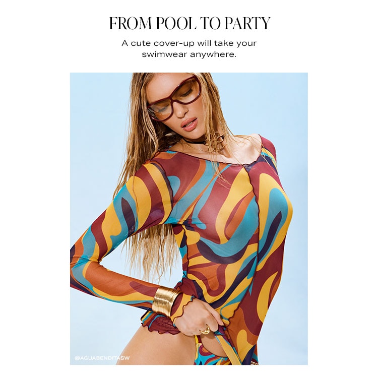 From Pool to Party. A cute cover-up will take your swimwear anywhere. Shop Cover-Ups