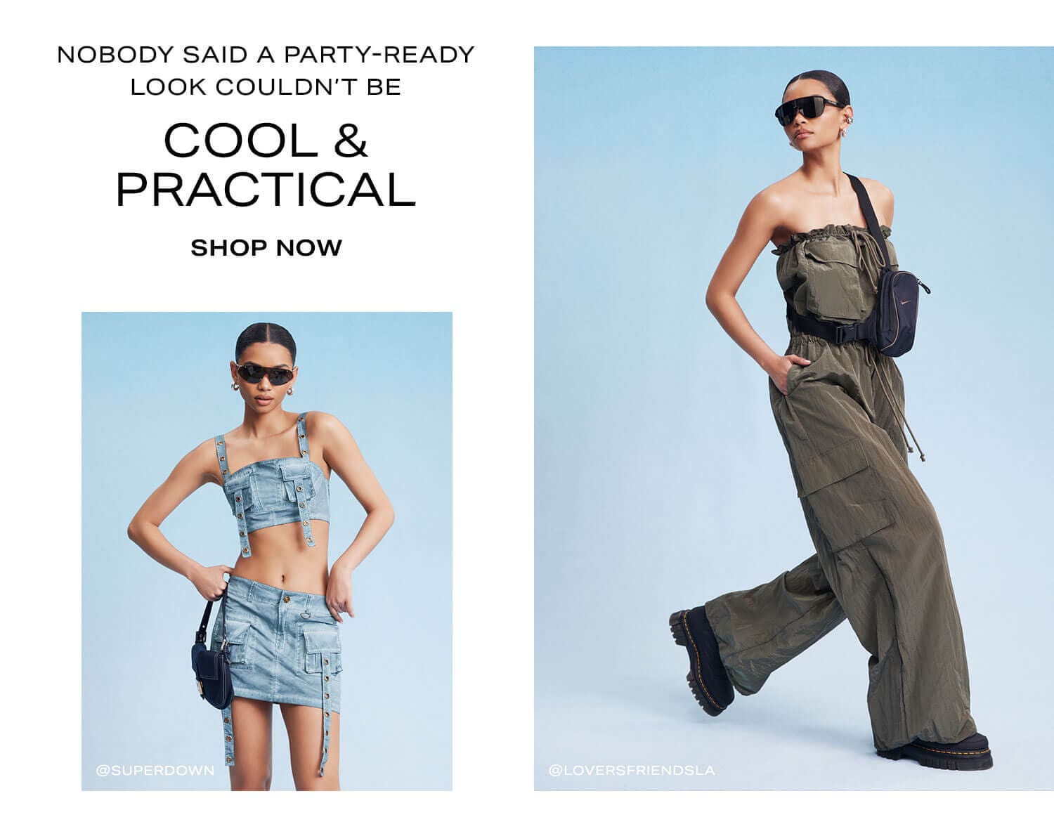 Nobody Said a Party-Ready Look Couldn’t Be Cool & Practical - Shop Now