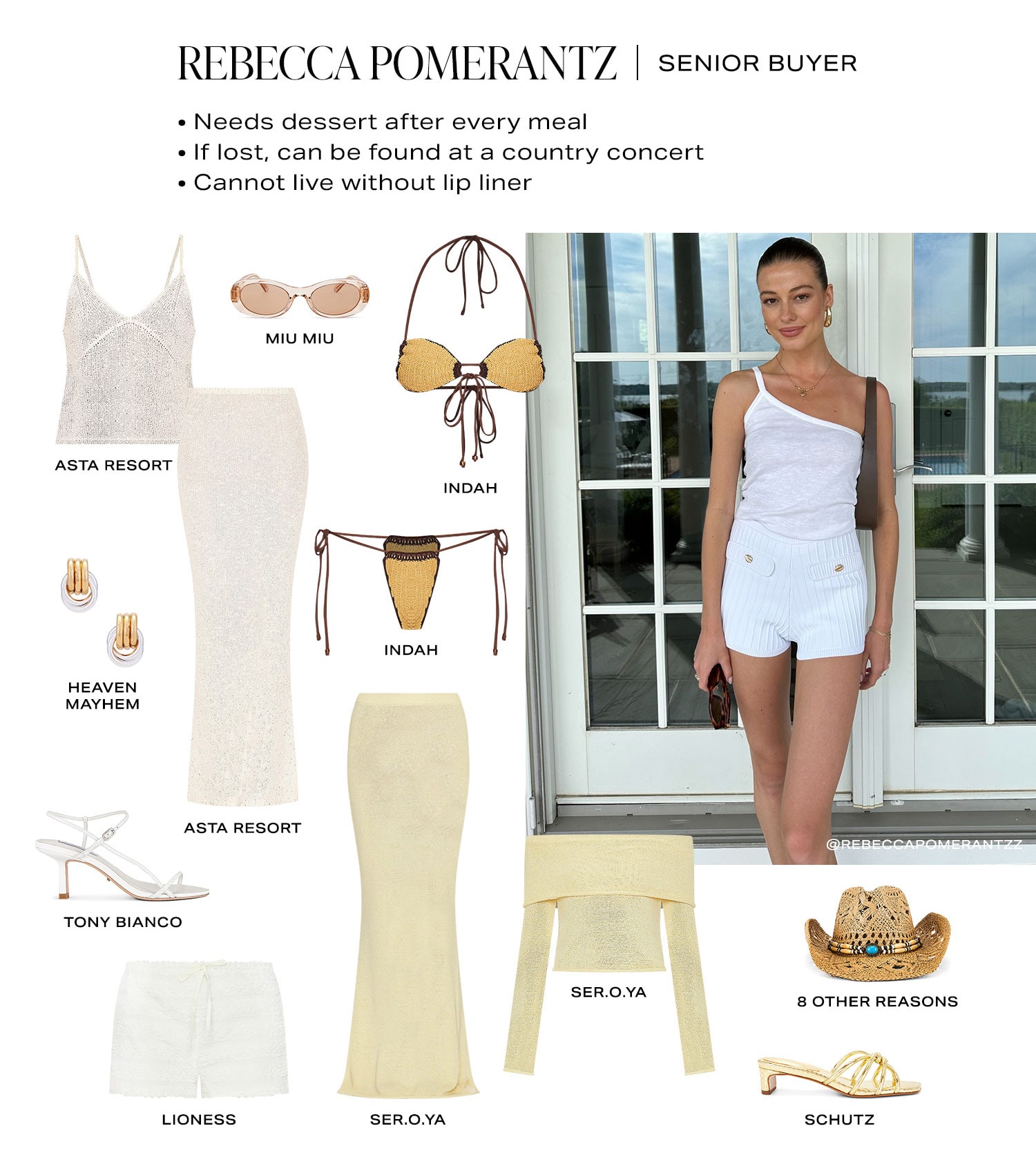 Rebecca Pomerantz, Senior Buyer. Shop Her Looks. 