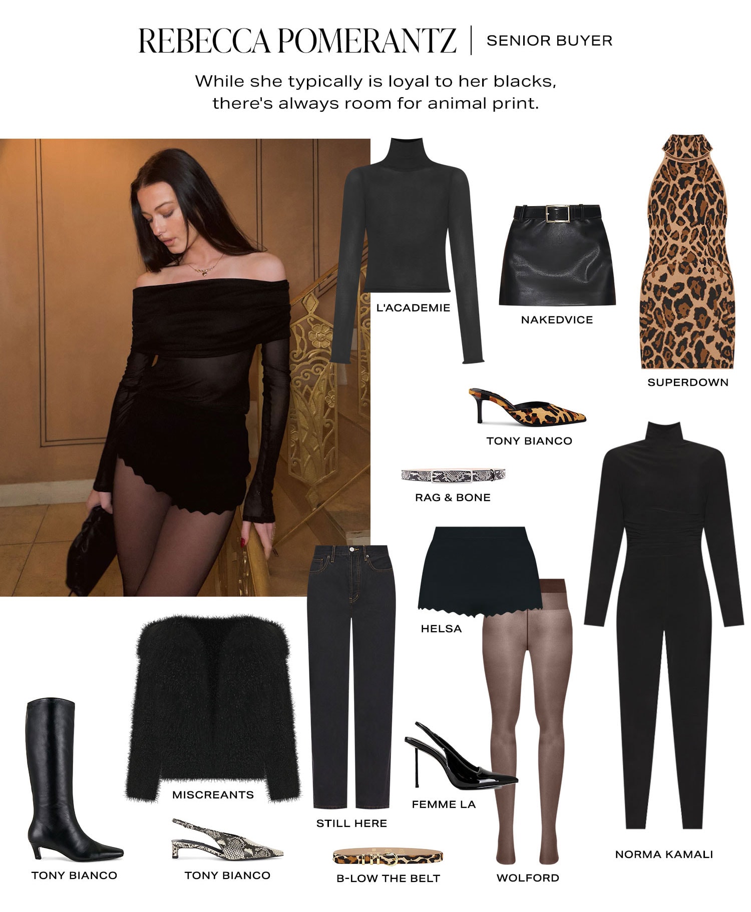 Shop Rebecca's Edit: Black.