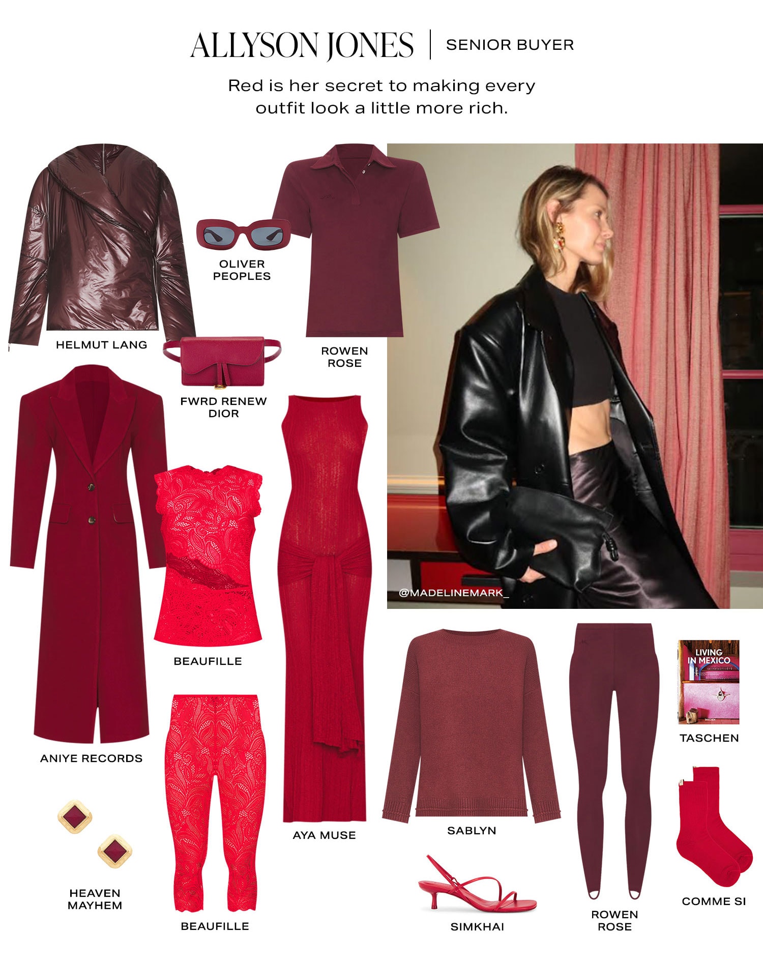 Shop Allyson's Edit: Red. 
