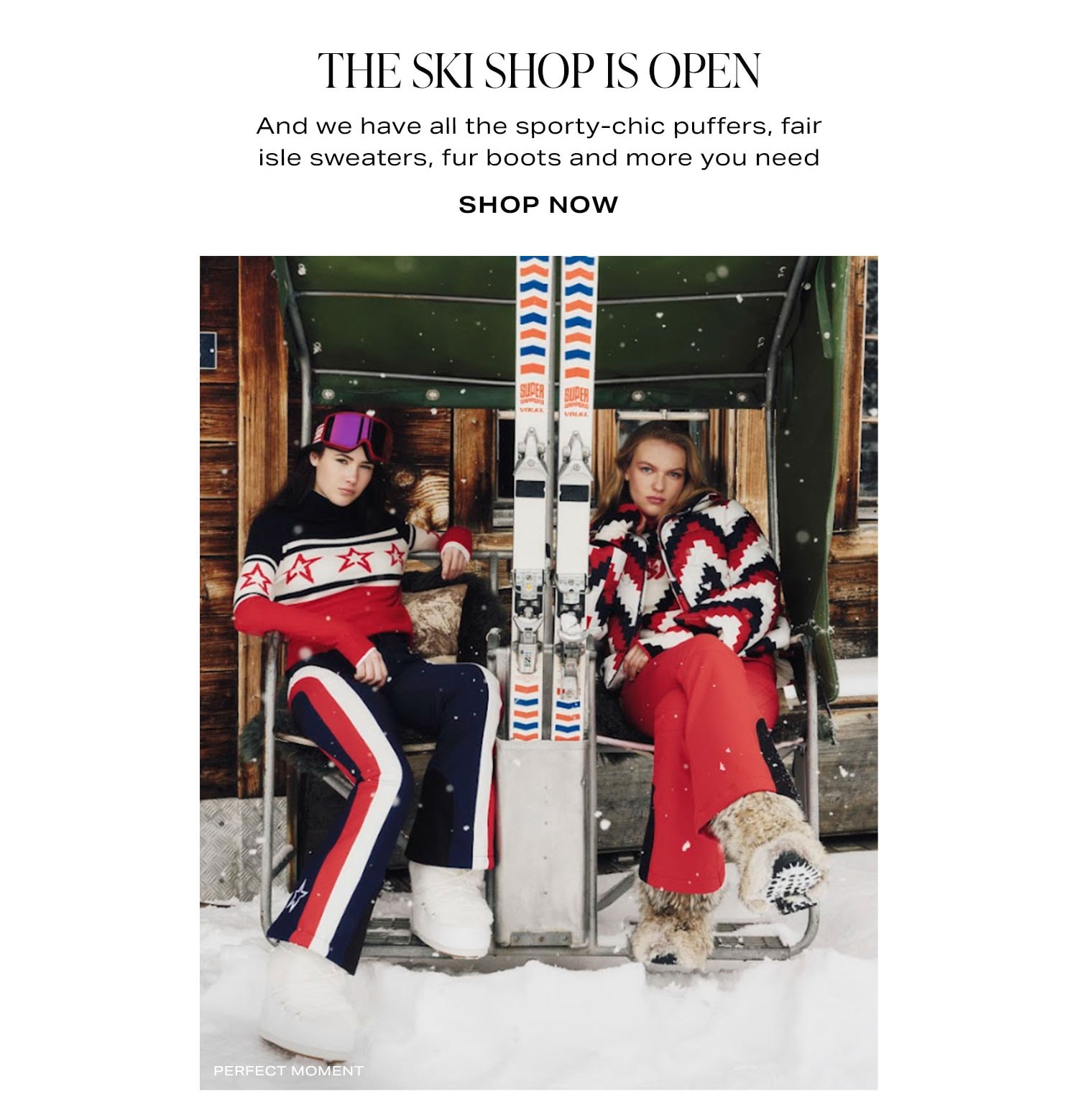 The Ski Shop Is Open. Shop Now. 