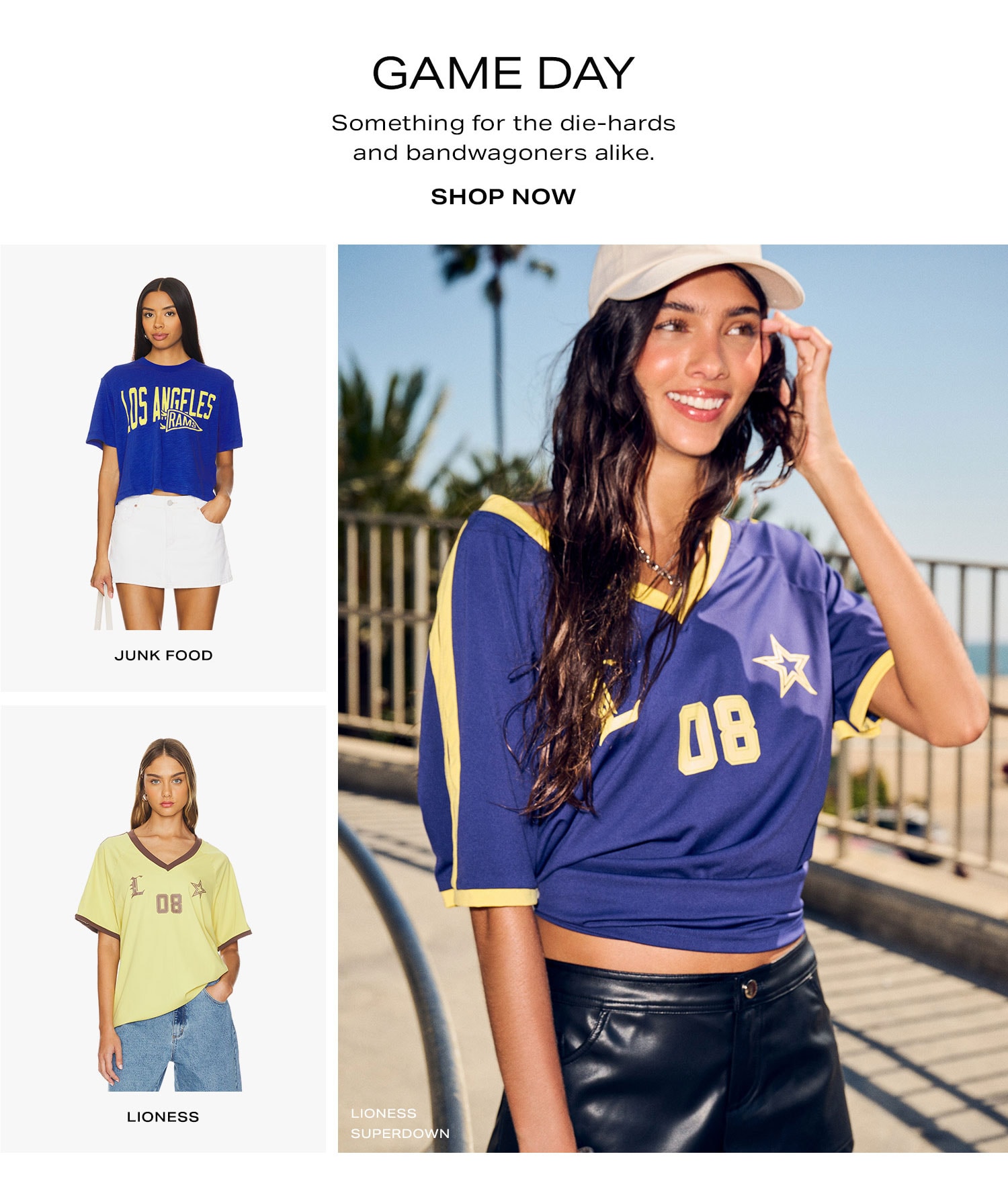 Game Day. Something for the die-hards and bandwagoners alike. Shop Now.