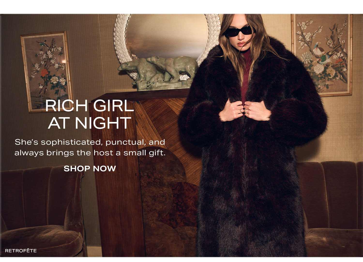 Rich Girl At Night. She's sophisticated, punctual, and always brings the host a small gift. Shop Now. 