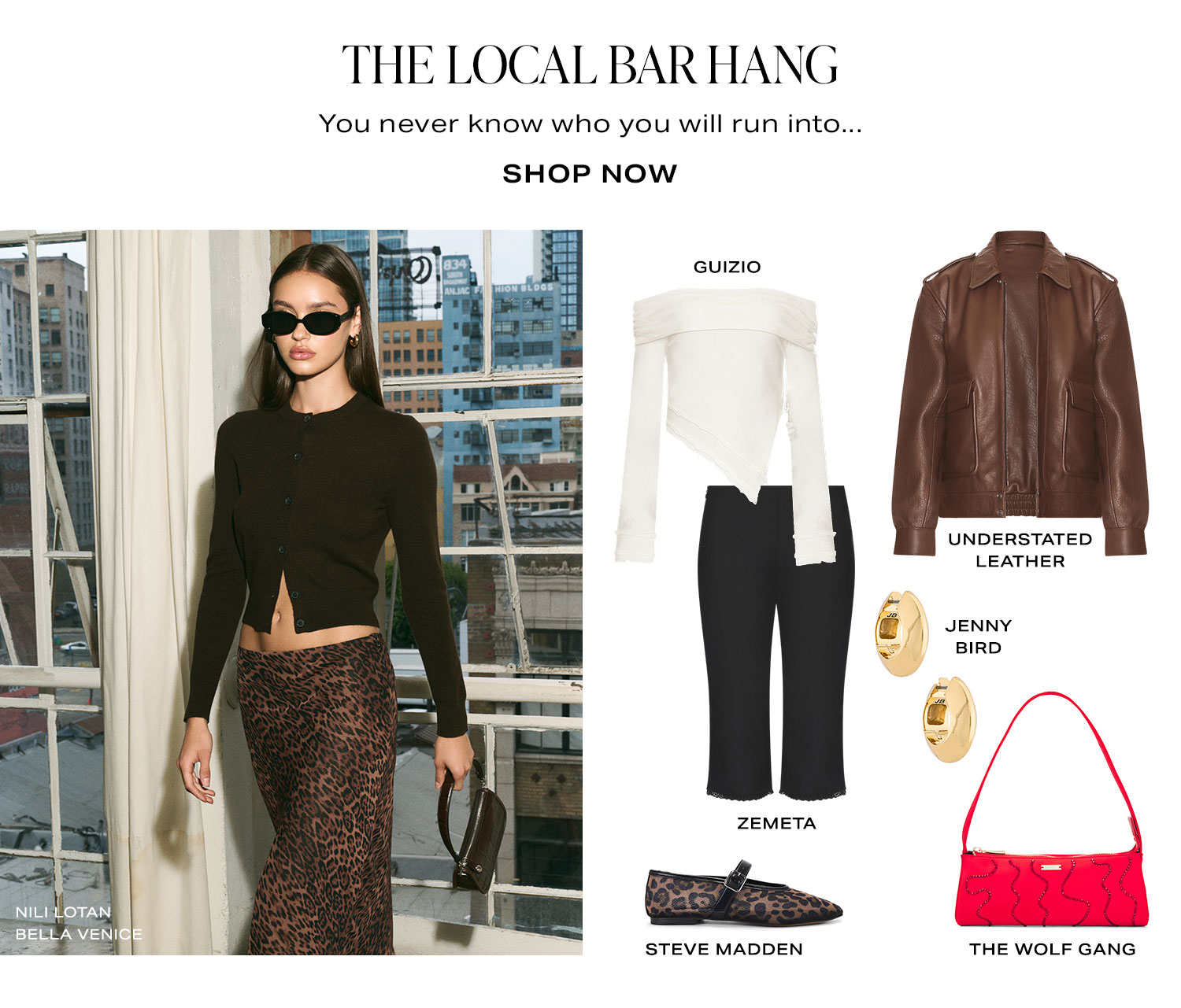 The Local Bar Hang. Shop Now.