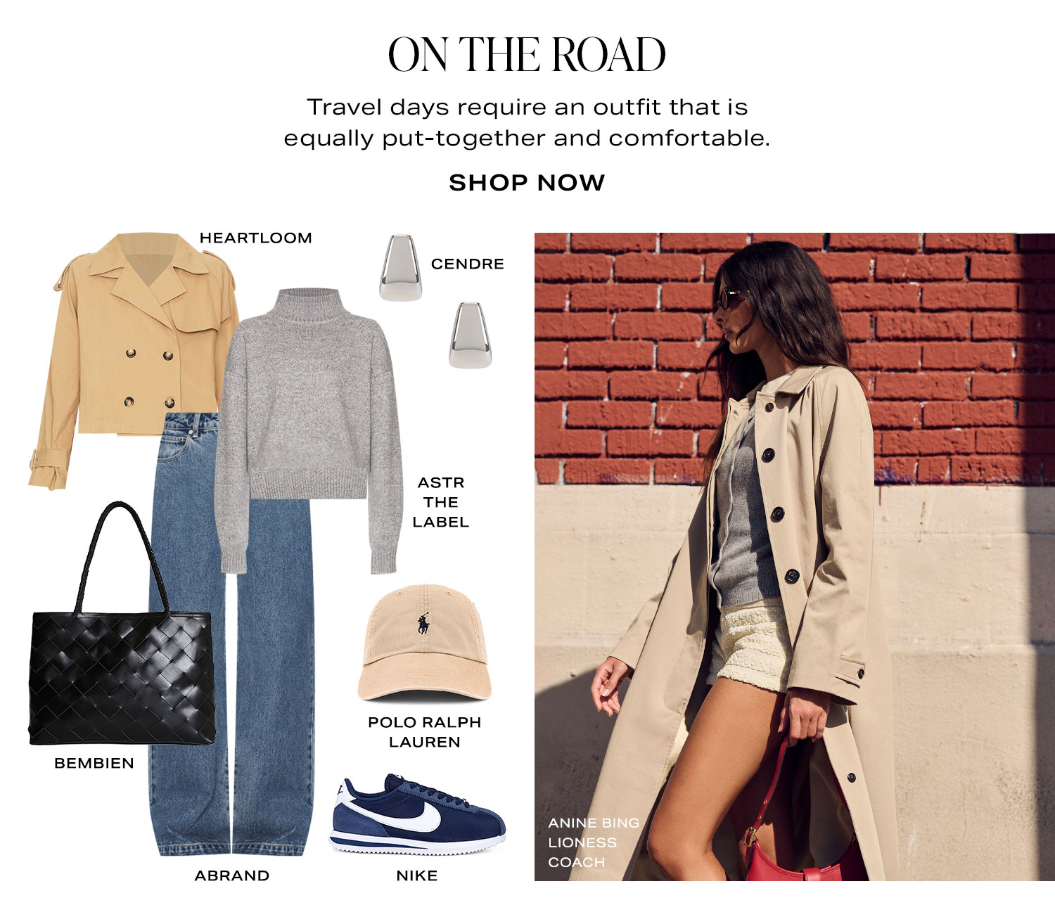 On The Road. Shop Now.