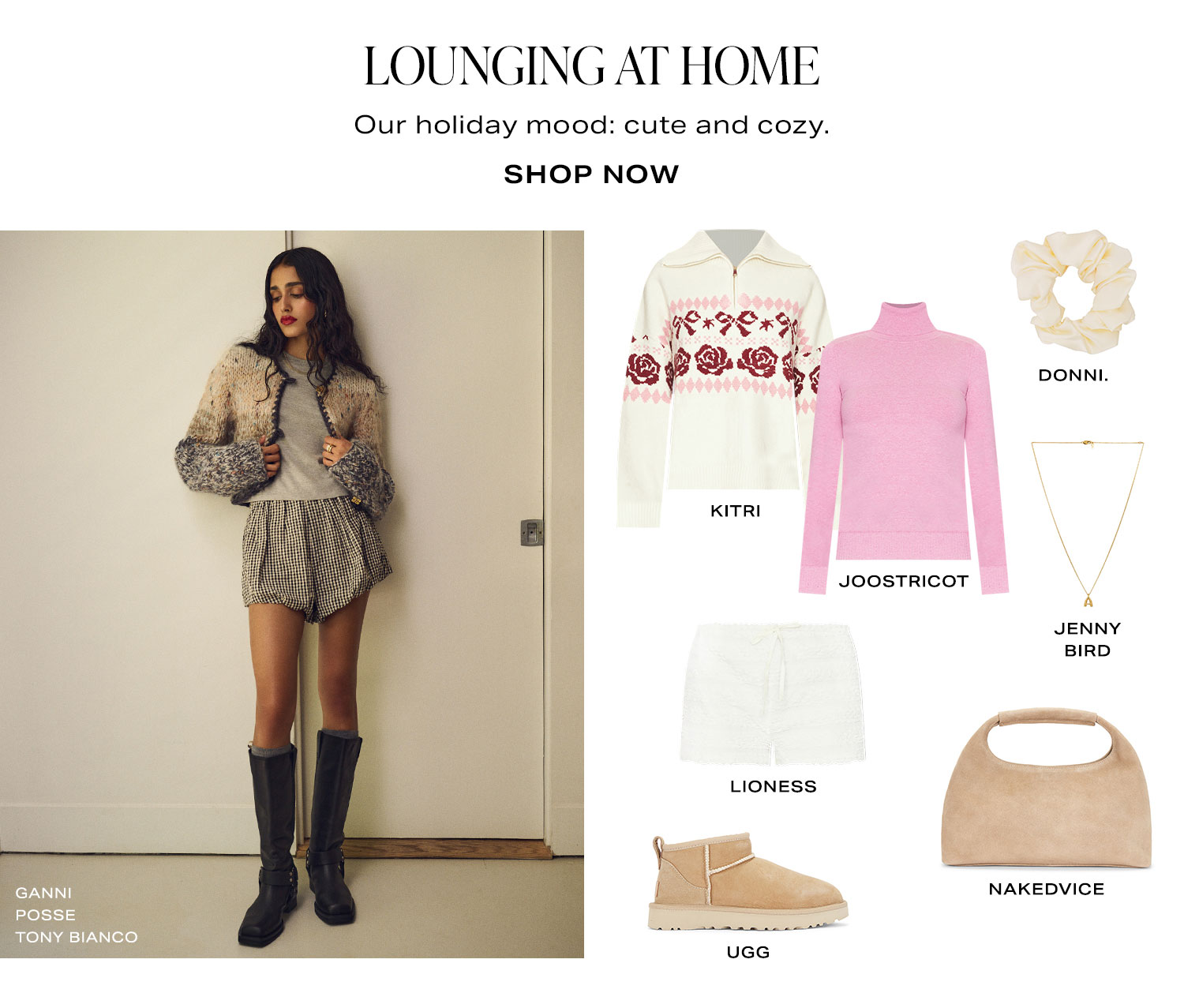 Lounging At Home. Shop Now.