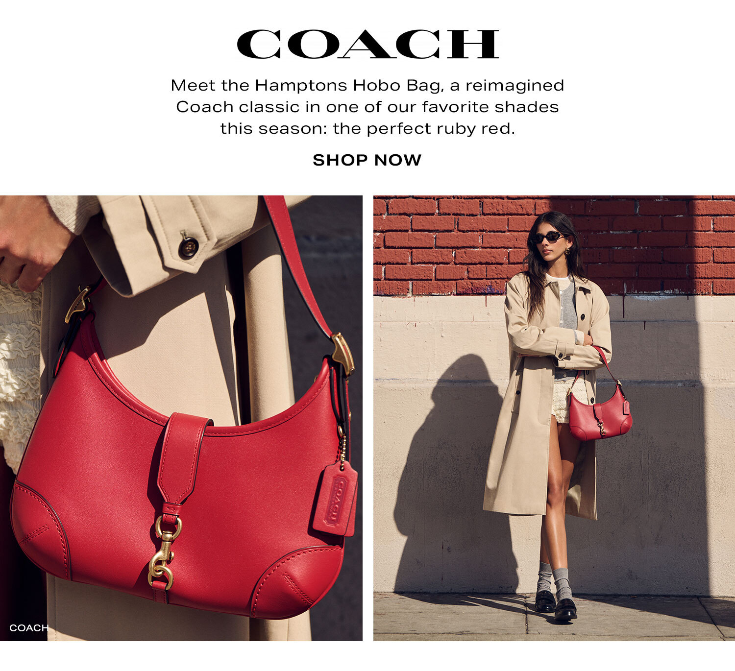 Coach. Shop Now.