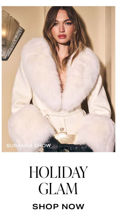 Holiday Glam. Shop Now.