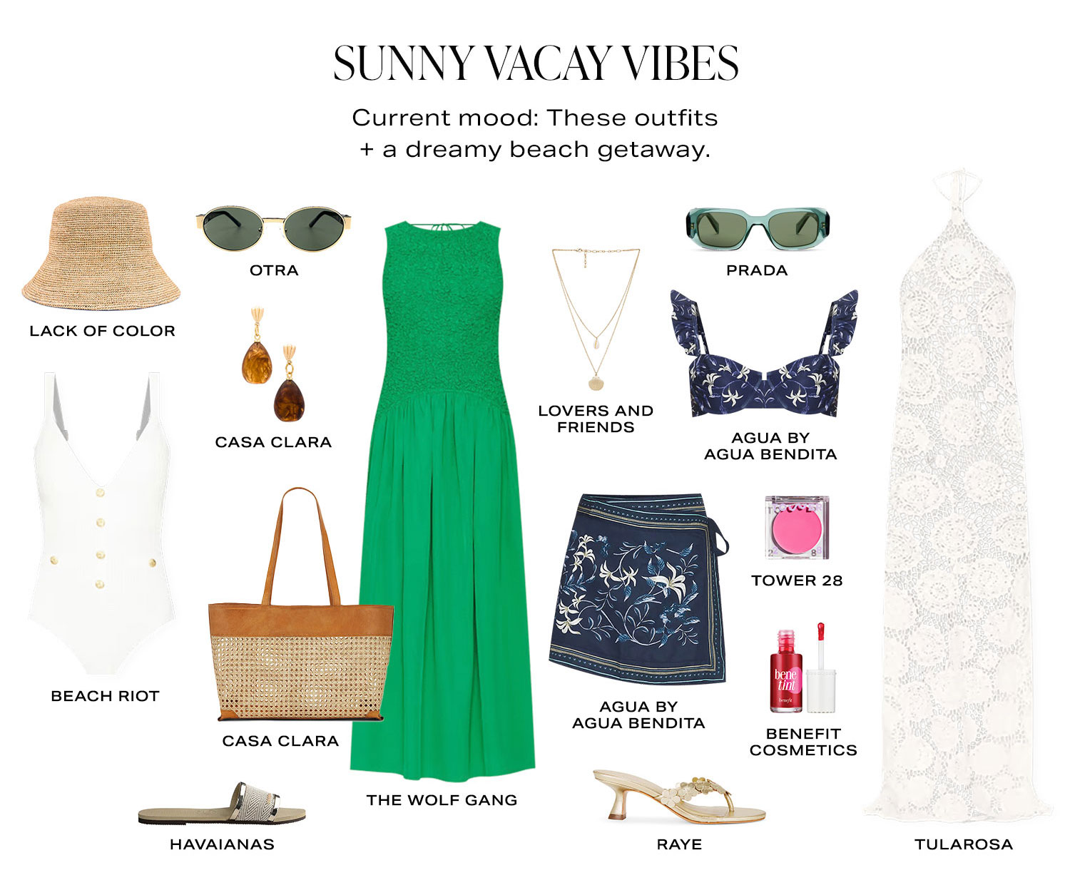 Sunny Vacay Vibes. Product Assortment. Shop Now. 