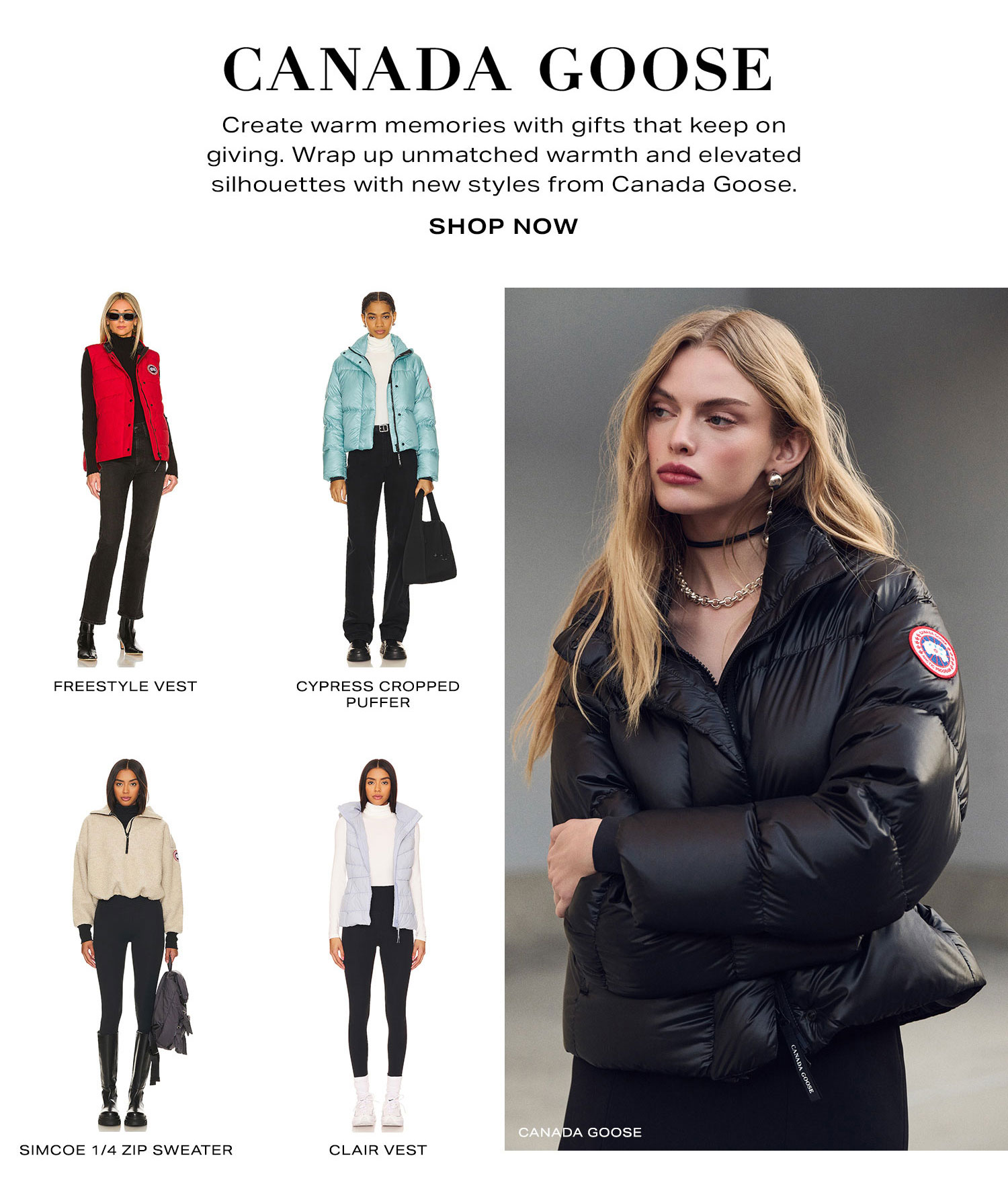 Canada Goose. Shop Now.