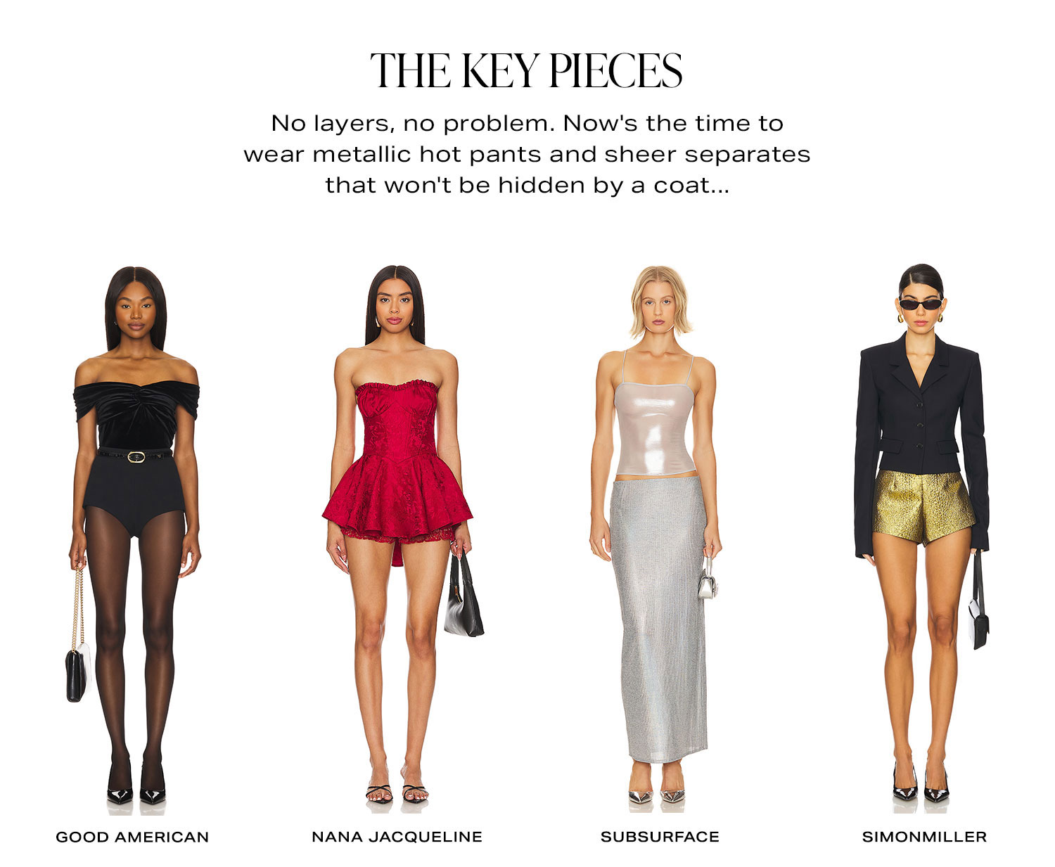 The Key Pieces. Product Assortment 1. Shop Now. 