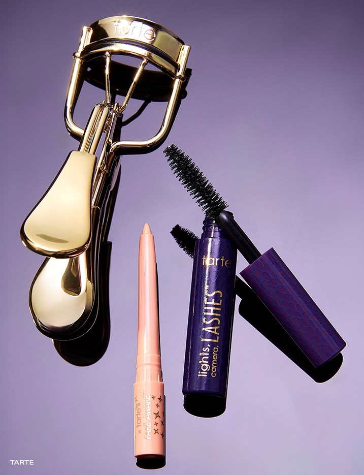 A variety of beauty products small enough to be a stocking stuffer.