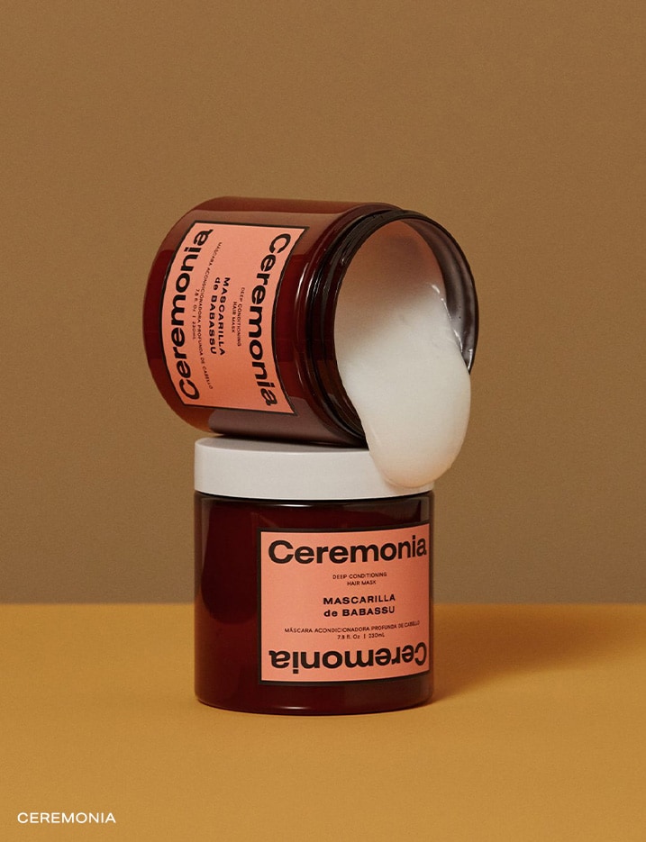 Ceremonia deep conditioning hair mask.