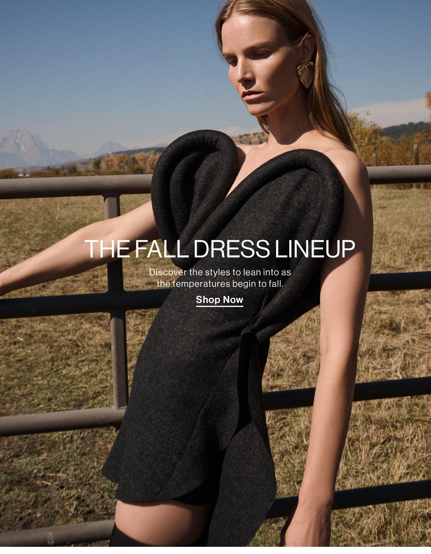 The Fall Dress Lineup. Discover the styles to lean into as the temperatures begin to fall. Shop Now 