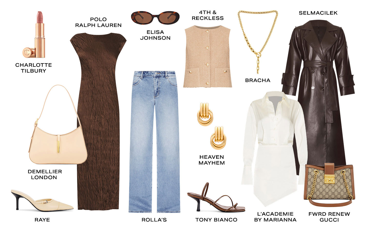 The Rich Girl's Capsule Wardrobe. Product Assortment.