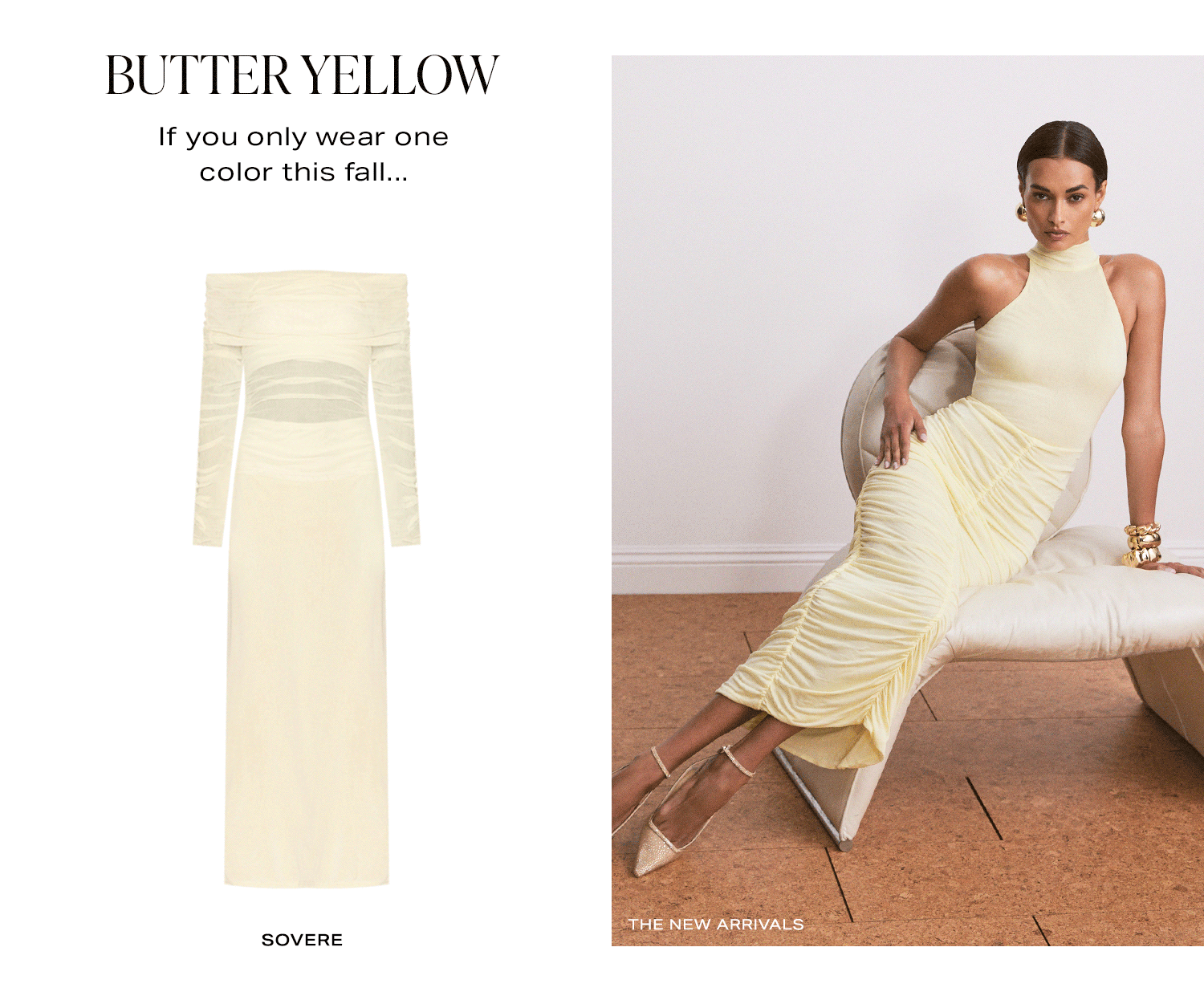 Butter Yellow. If you only wear one color this fall... 