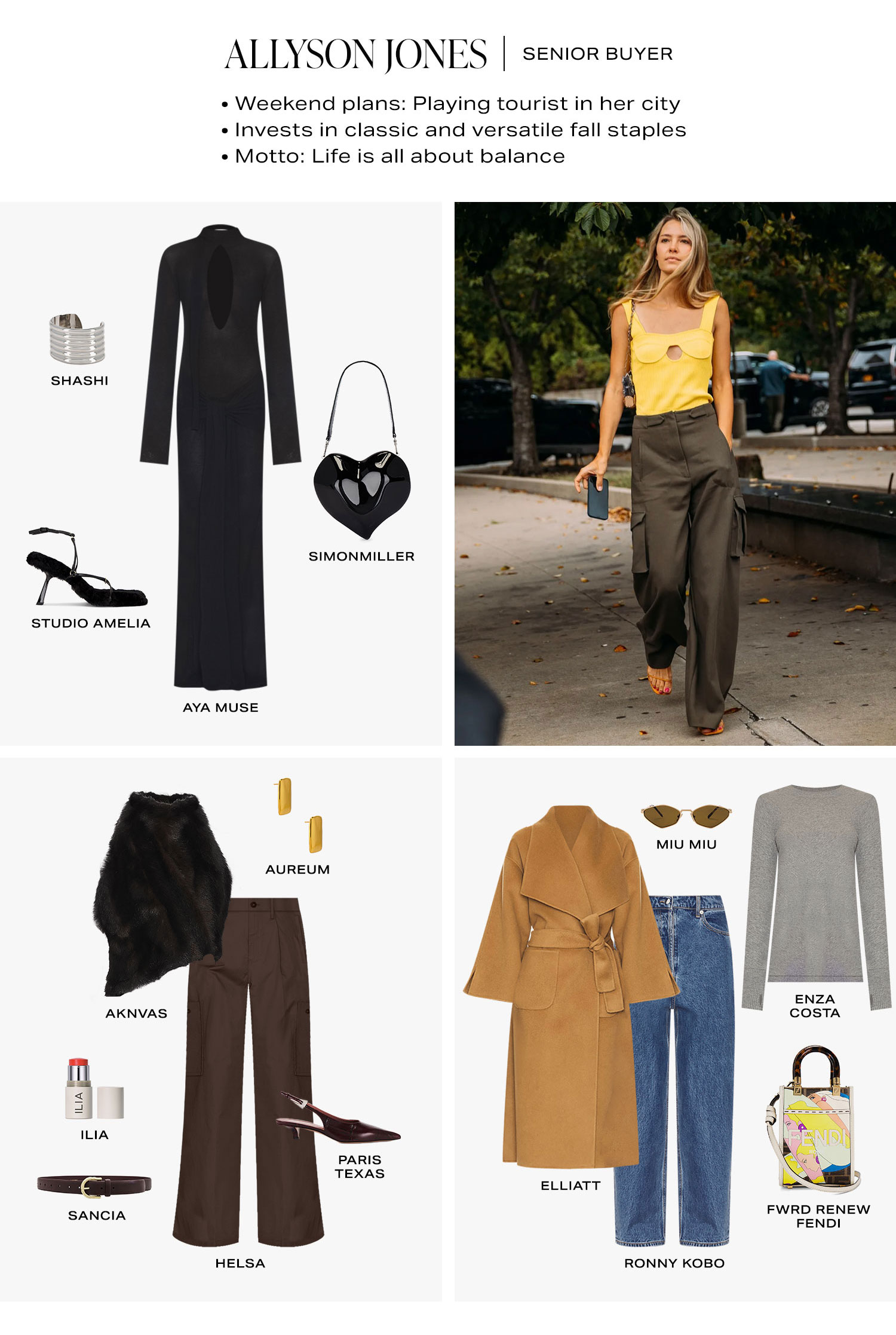 Allyson Jones. Product Assortments.