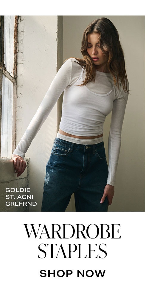 Wardrobe Staples. Shop Now.