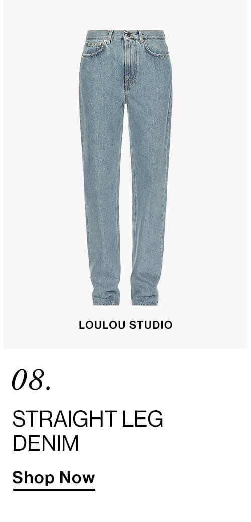 08. Straight Leg Denim CTA: Shop Now