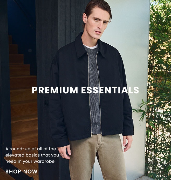 Premium Essentials. Shop Now.