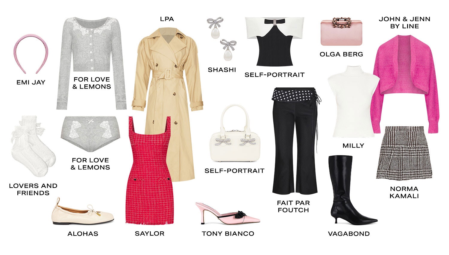 Femme For Fall. Product Assortment.