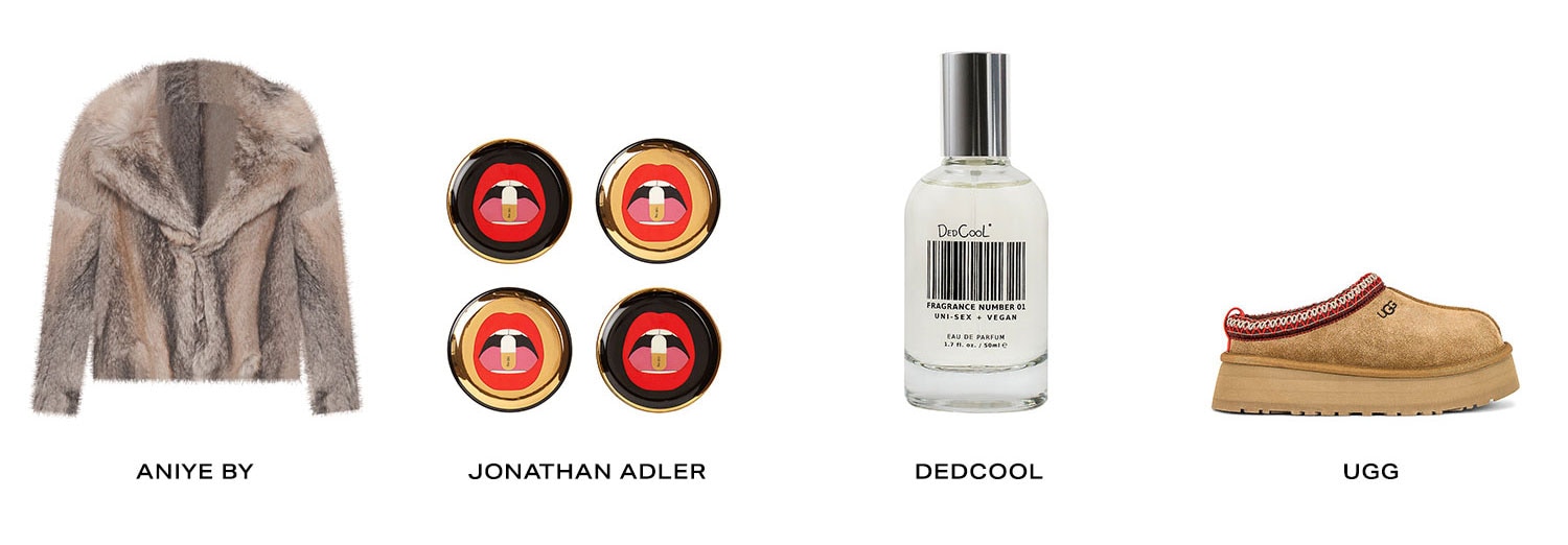 For The Cool Girl. Row of Product.