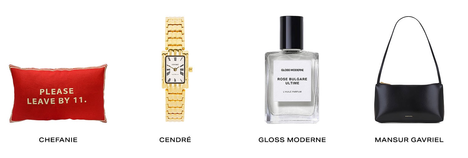 For The Rich Girl. Row of Product.