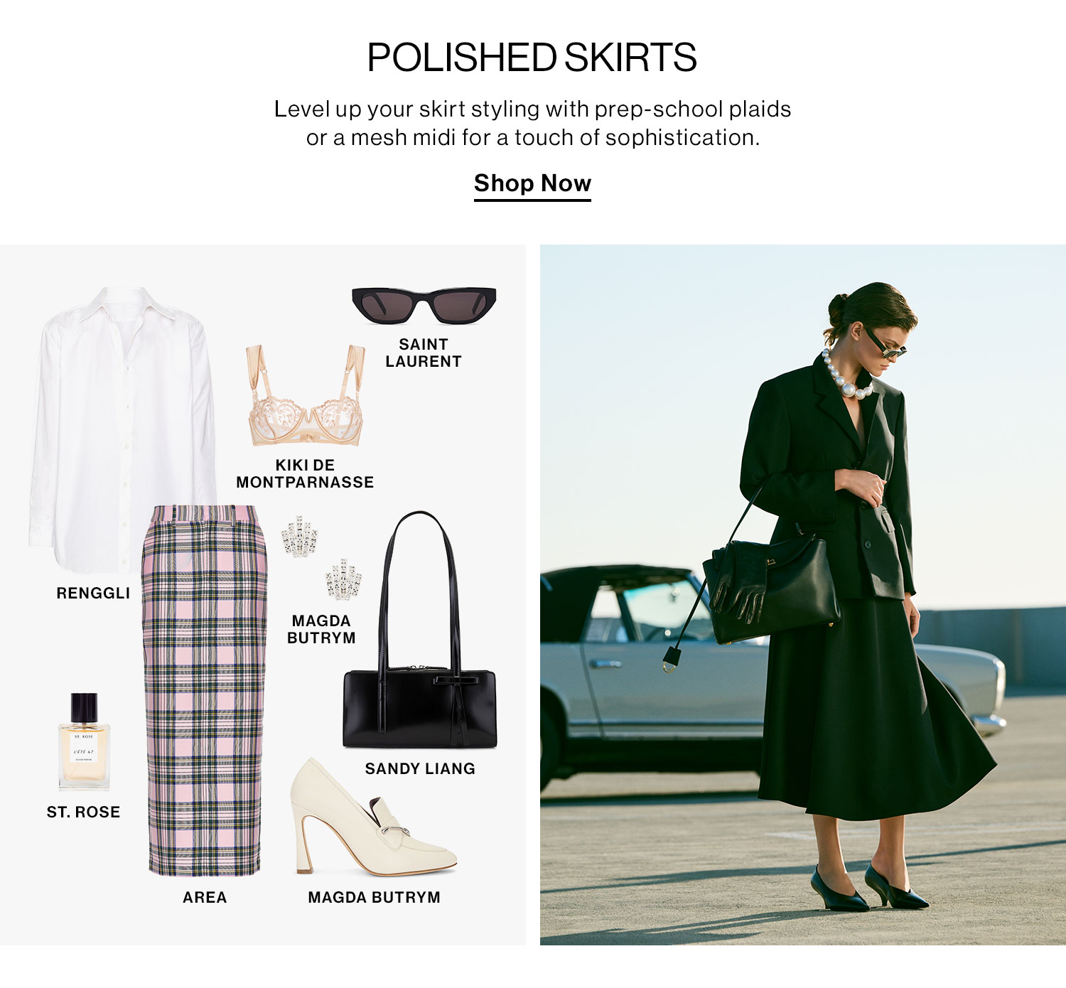 Polished Skirts. Level up your skirt styling with prep-school plaids or a mesh midi for a touch of sophistication. Shop Now