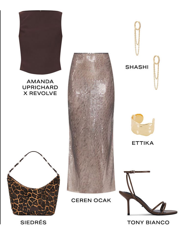 Day And Night. The Sequin Slip. Product Assortment. 