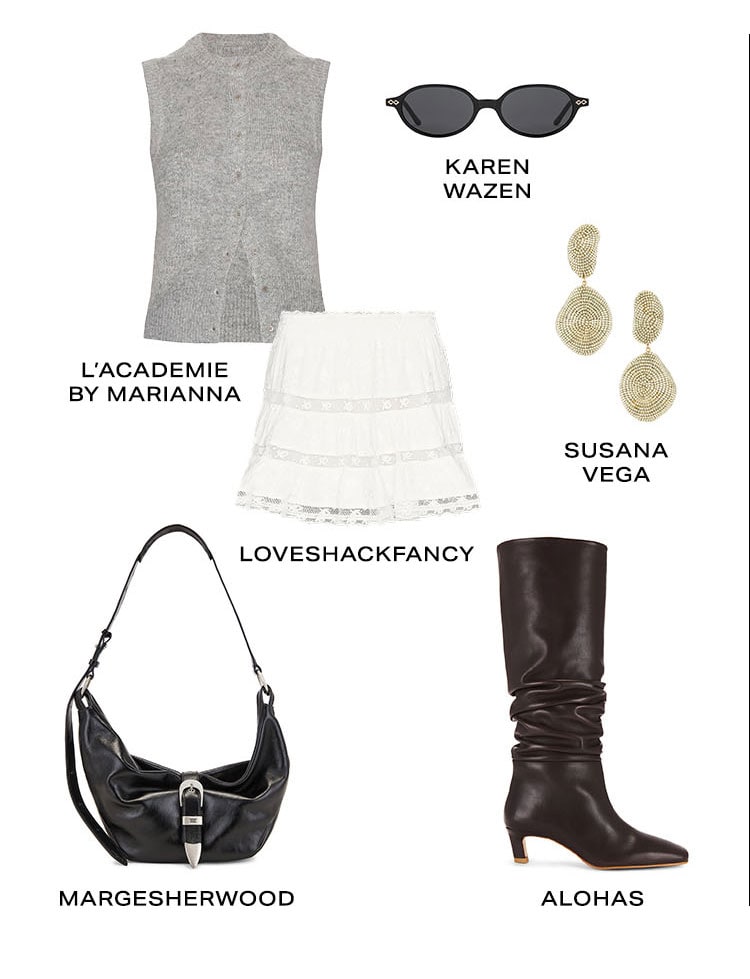 2 Skirt Trends You Need. Boho Femme. Product Assortment.