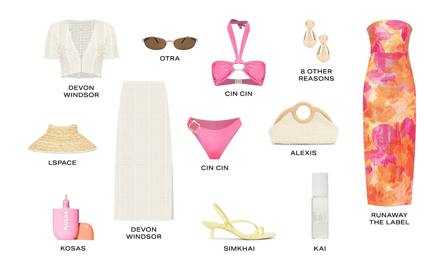 New Vacay Arrivals. Product Assortment.