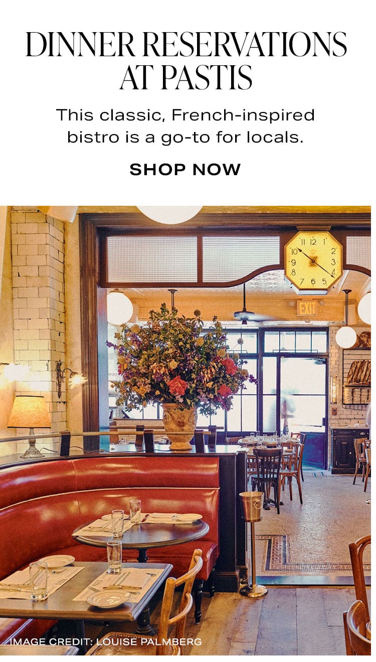 Dinner Reservations At Pastis