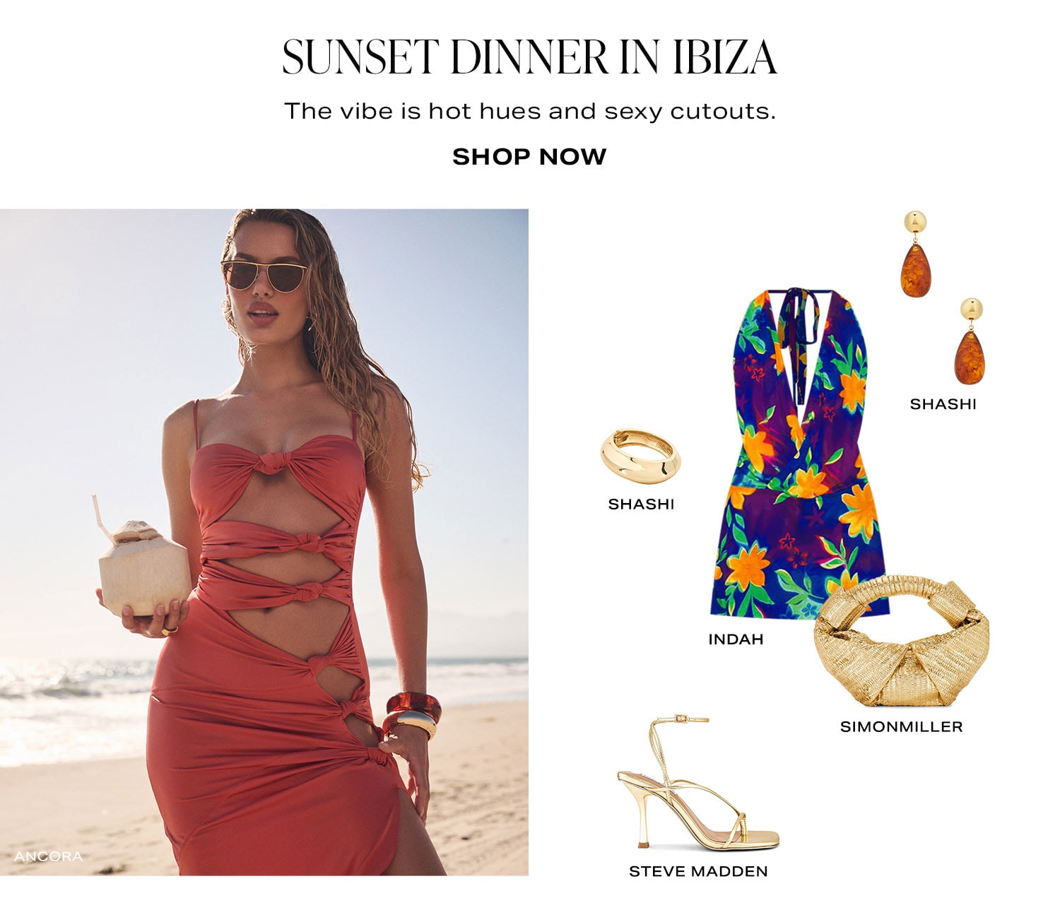 Sunset Dinner In Ibiza. Shop Now.