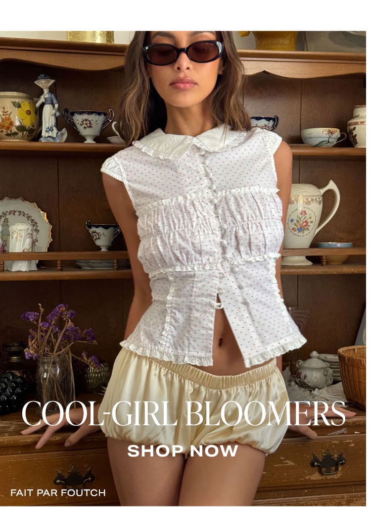 Dockside Dressing: Cool-Girl Bloomers. Shop Now.