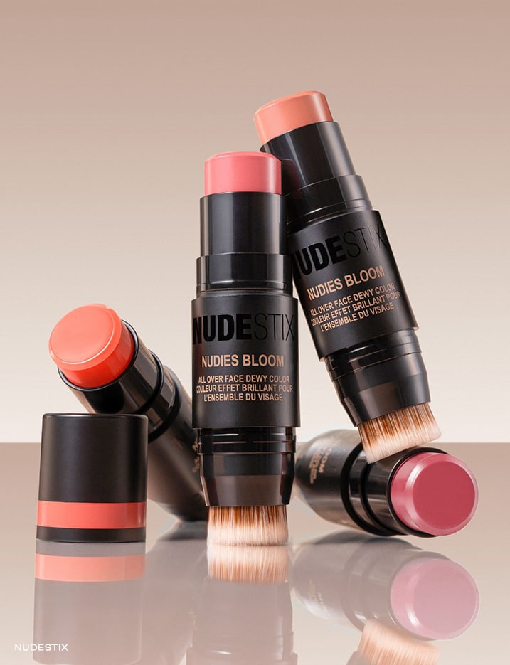 Variety of NUDESTIX Nudies Matte All Over Face Blush Color.