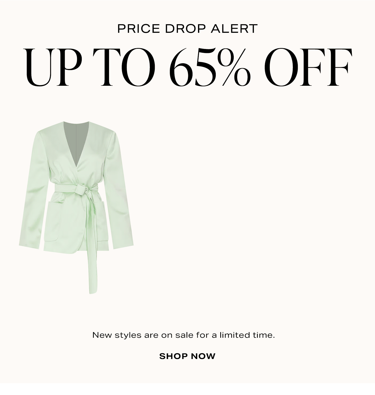 Price Drop Alert. Up To 65% Off. Shop Now.