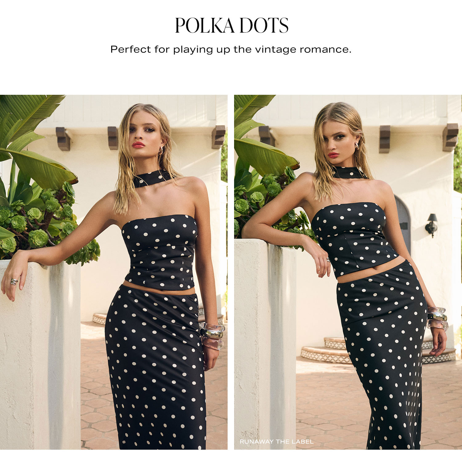 Polka Dots. Perfect for playing up the vintage romance. Shop Now.