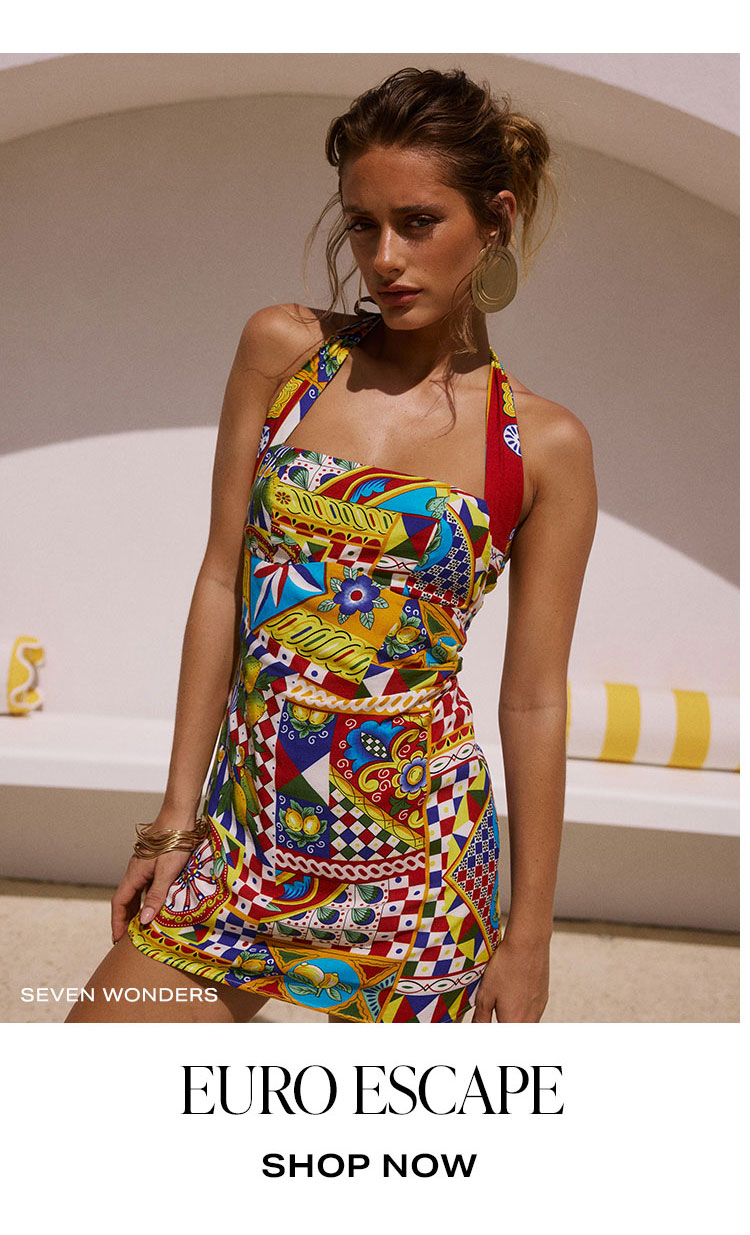 This Season's Edit: Euro Escape. Shop Now.
