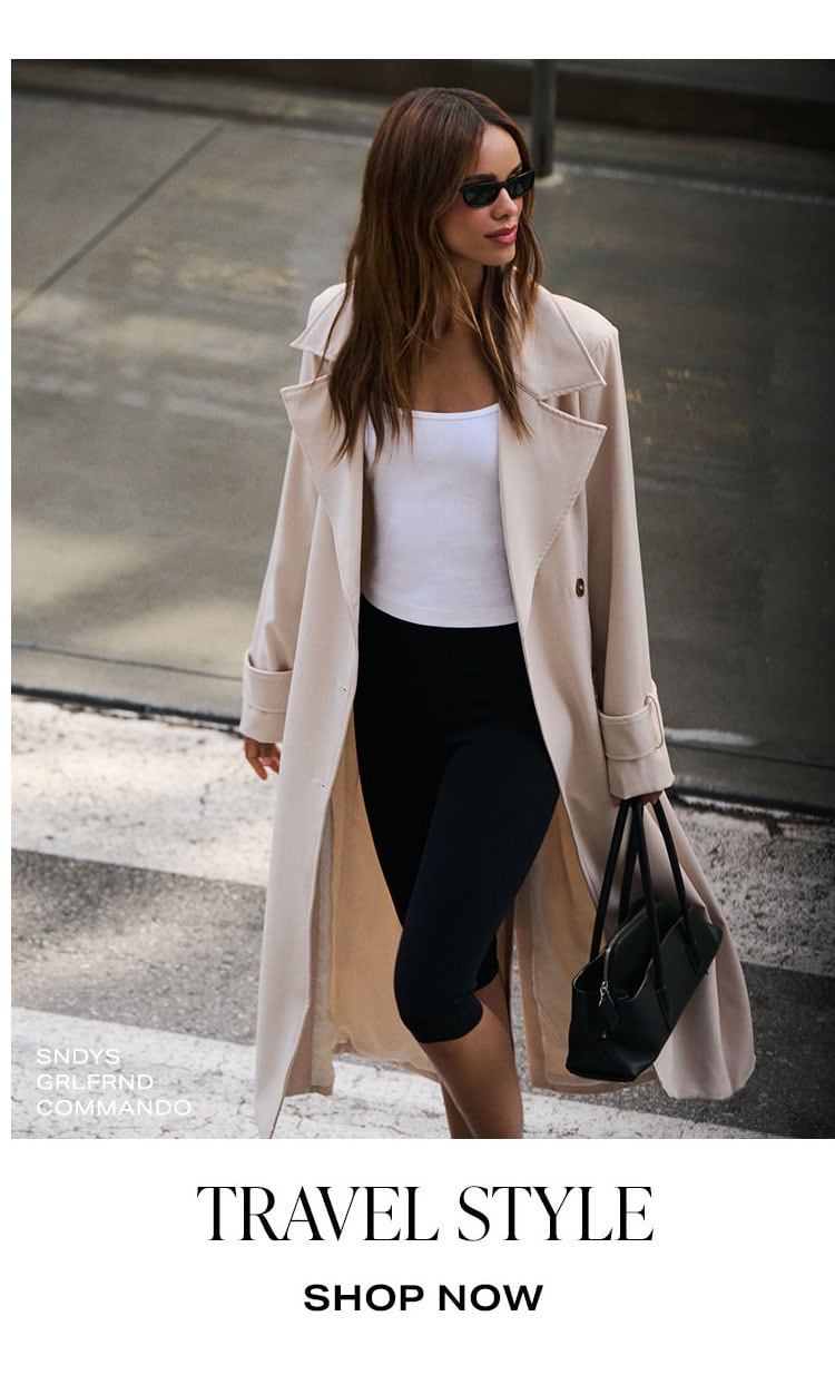 This Season's Edit: Travel Style. Shop Now.