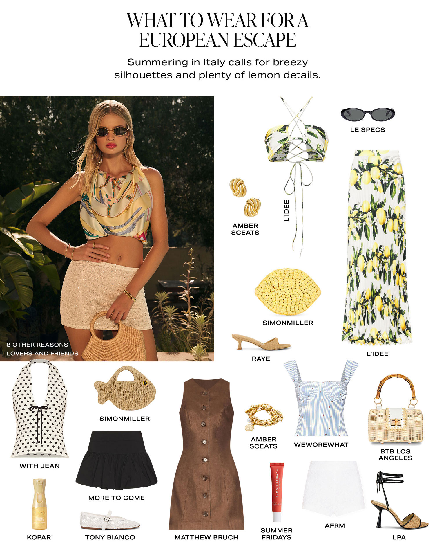 Whats To Wear For A European Escape. Shop Now.