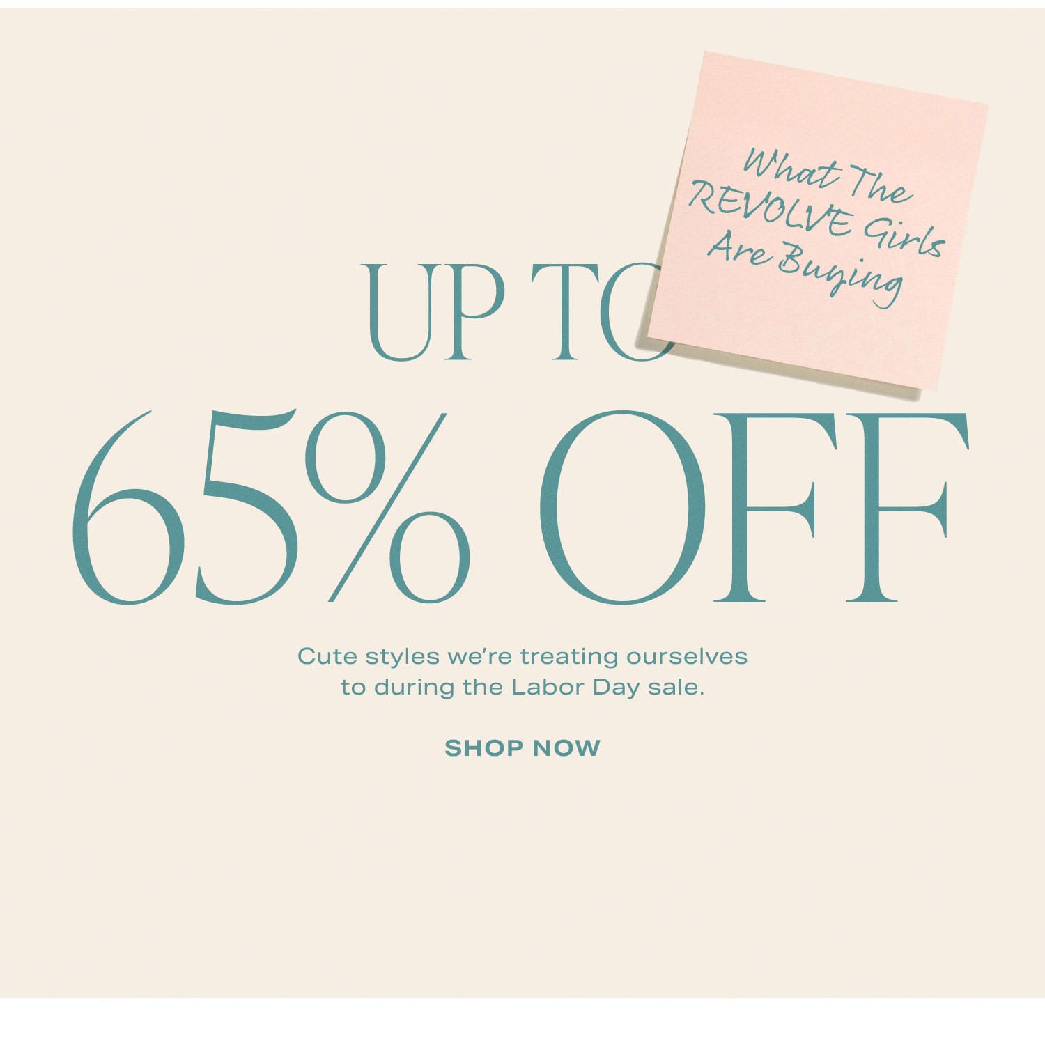 What The REVOLVE Girls Are Buying: Up To 65% Off. Cute styles we're treating ourselves to during the Labor Day sale. Shop Now.