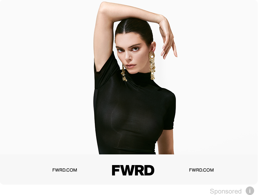 Kendall Jenner for FWRD 2025