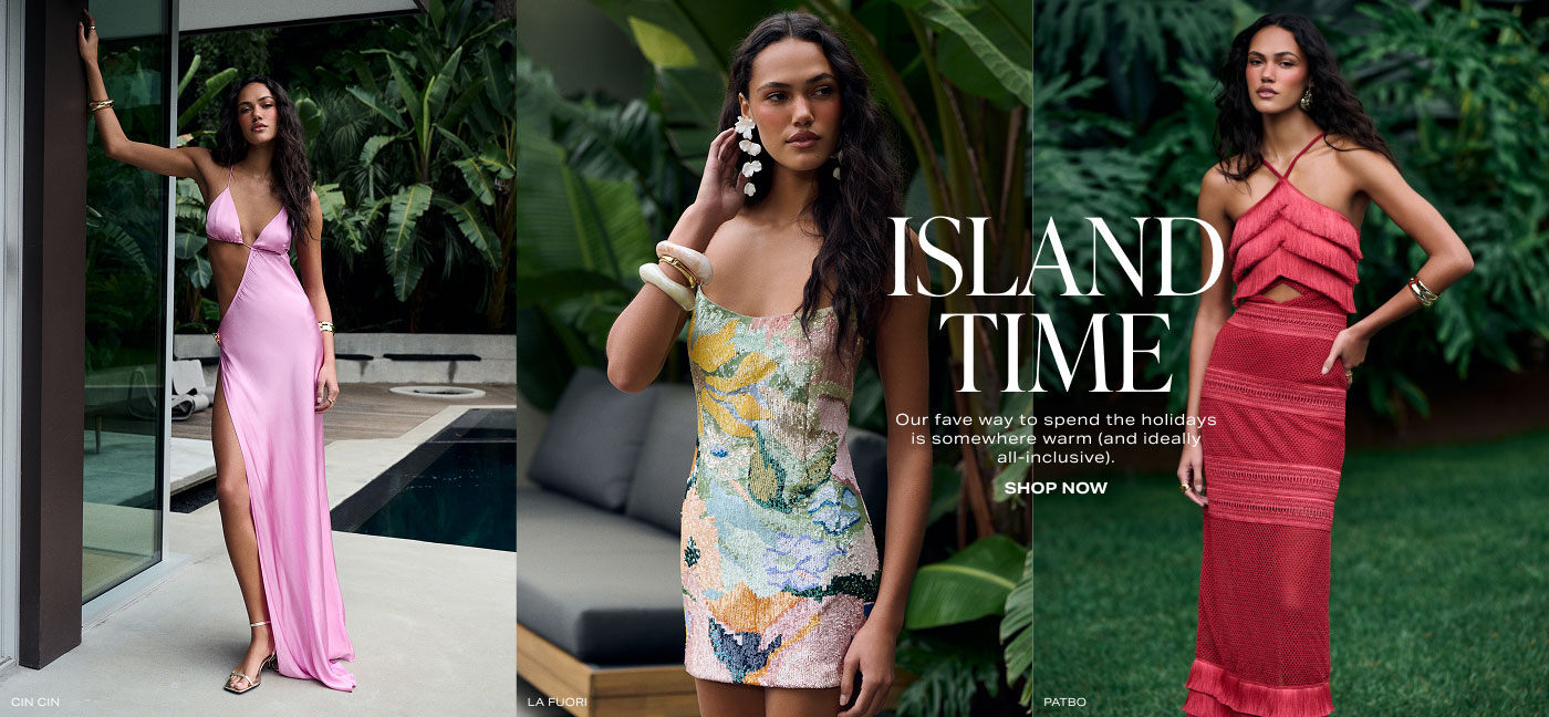 Island Time. Our fave way to spend the holidays is somewhere warm (and ideally all-inclusive). Shop Now.